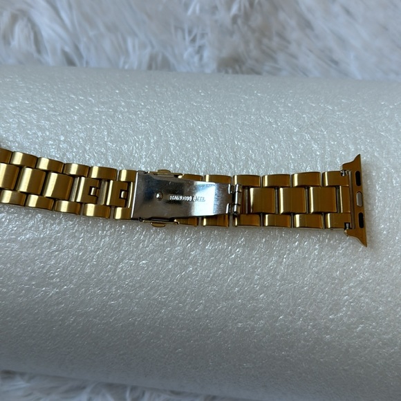 Michael Kors Apple Watch Goldtone Stainless Steel & Crystal
Bracelet - Picture 13 of 14